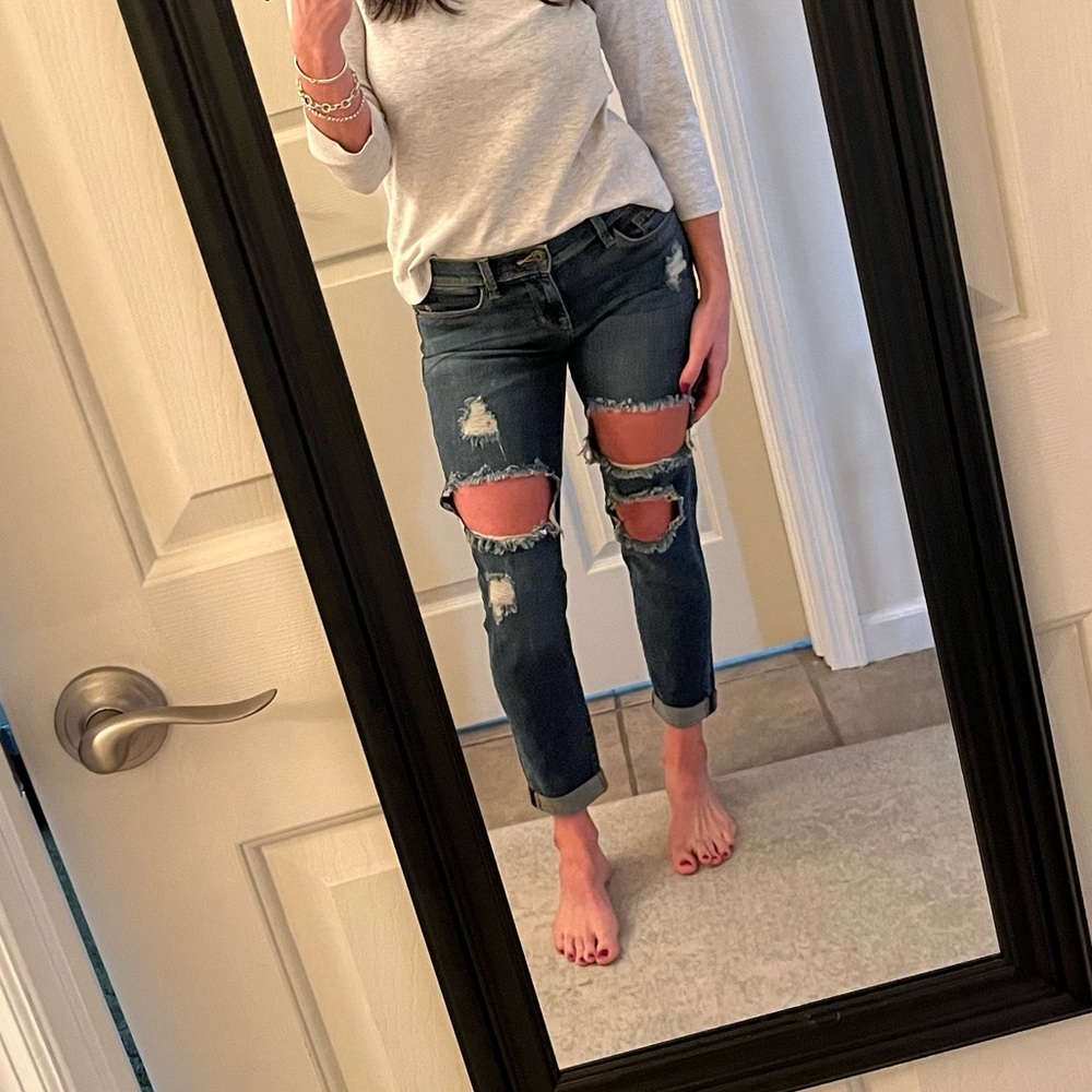 Boyfriend Ripped Jeans